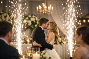 Are Cold Sparks Safe Indoors for Weddings?