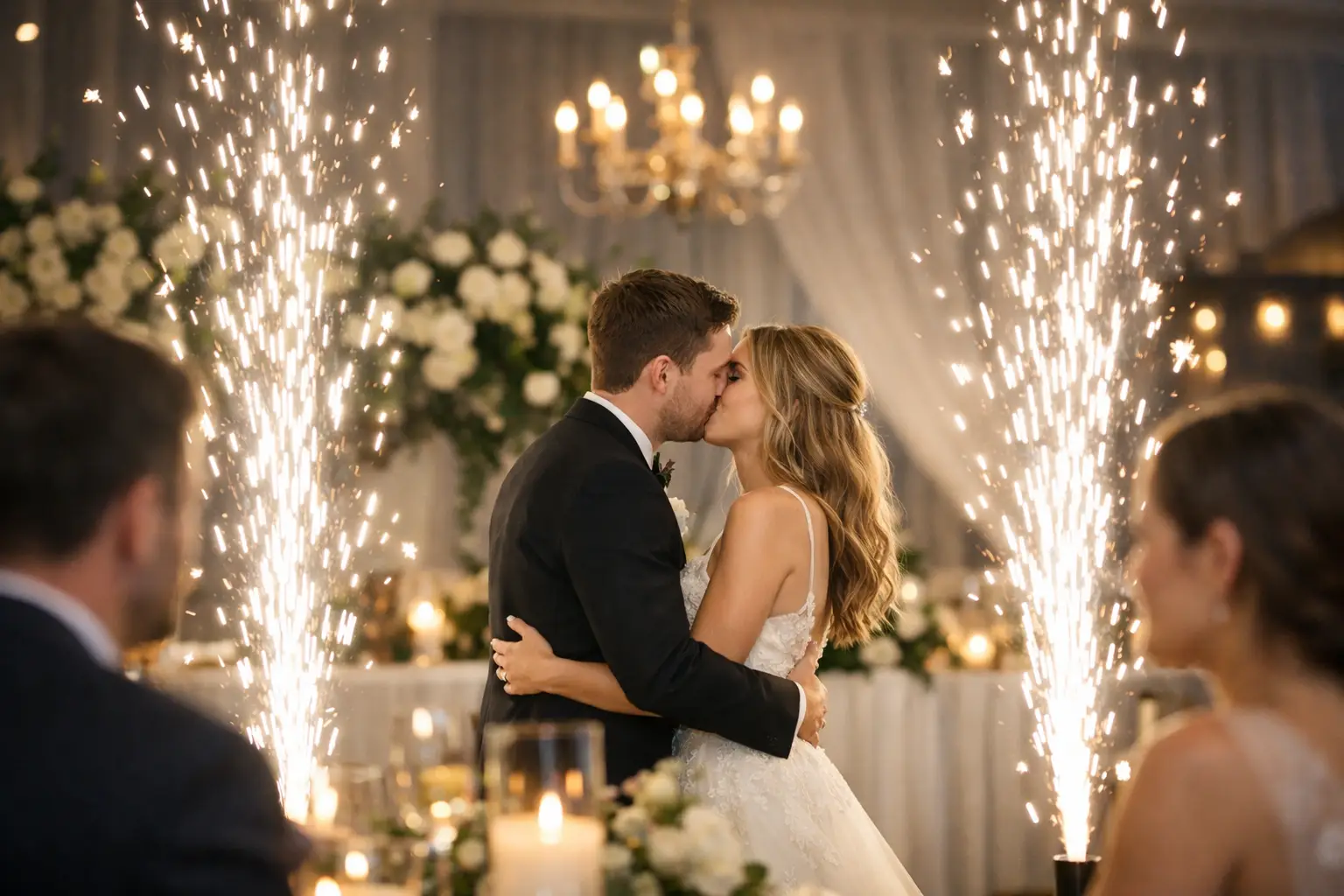 Are Cold Sparks Safe Indoors for Weddings?