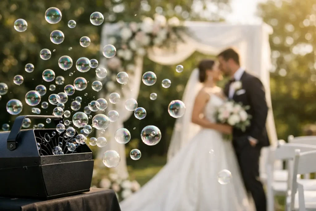 Bubble Machine Rental for Weddings That Feels Right