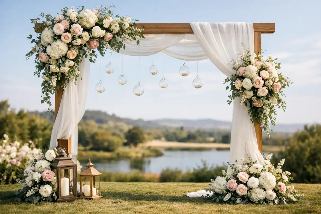 How to Decorate a Wedding Arch Beautifully