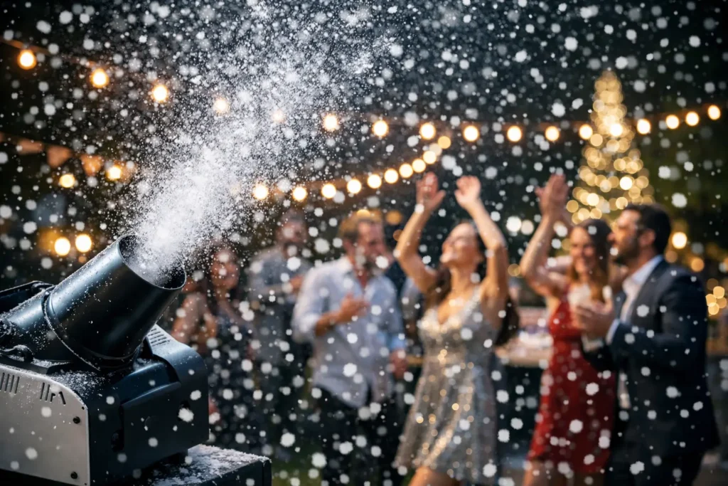 Snow Machine Rental for Parties That Wow