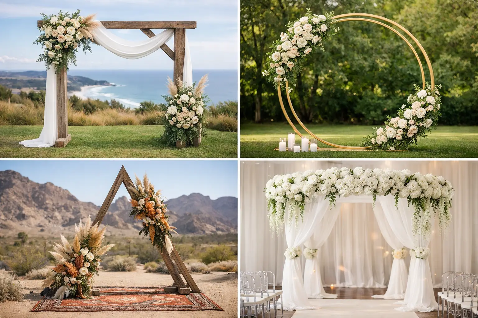 wedding arch rentals for every style featured