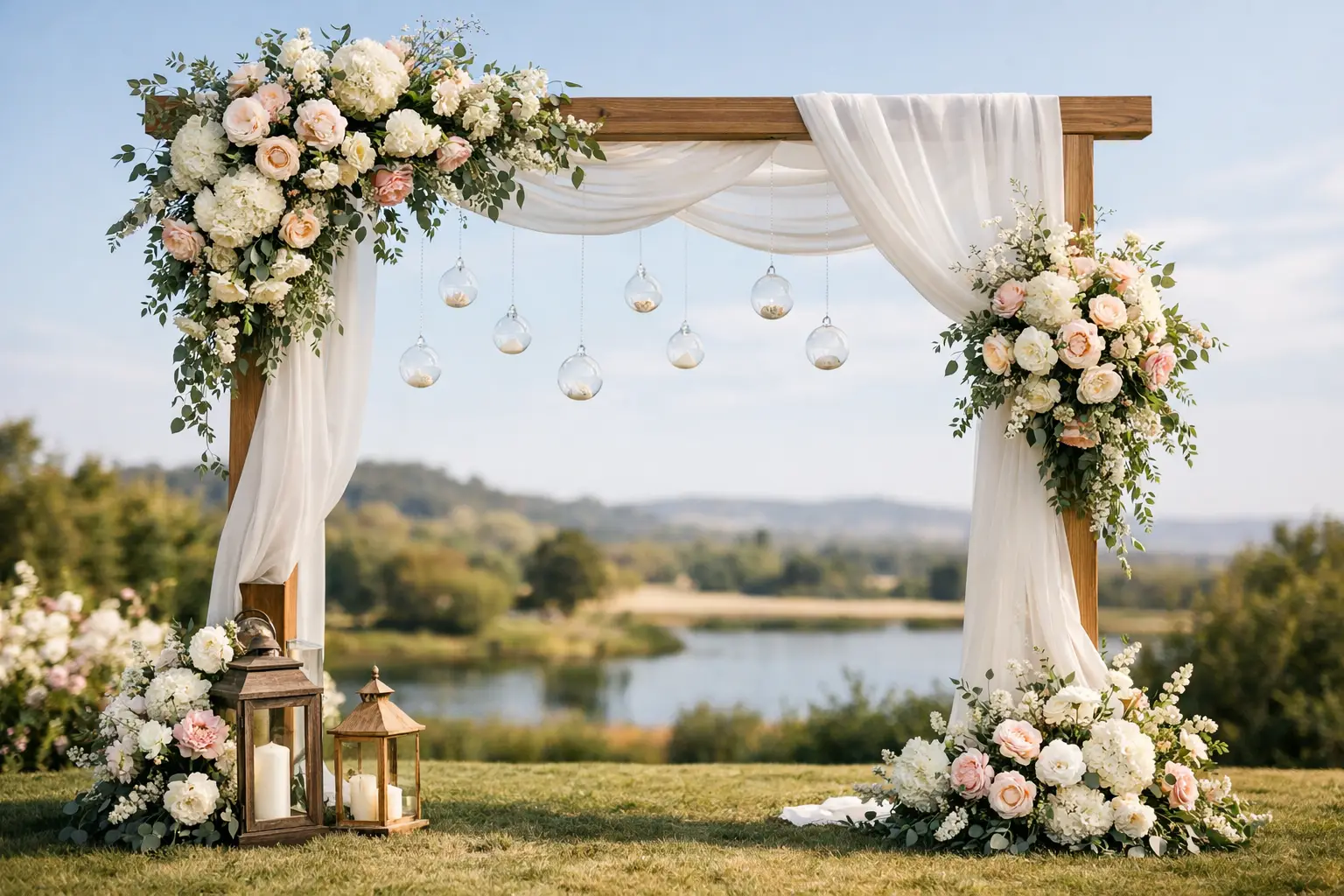 how to decorate a wedding arch beautifully featured