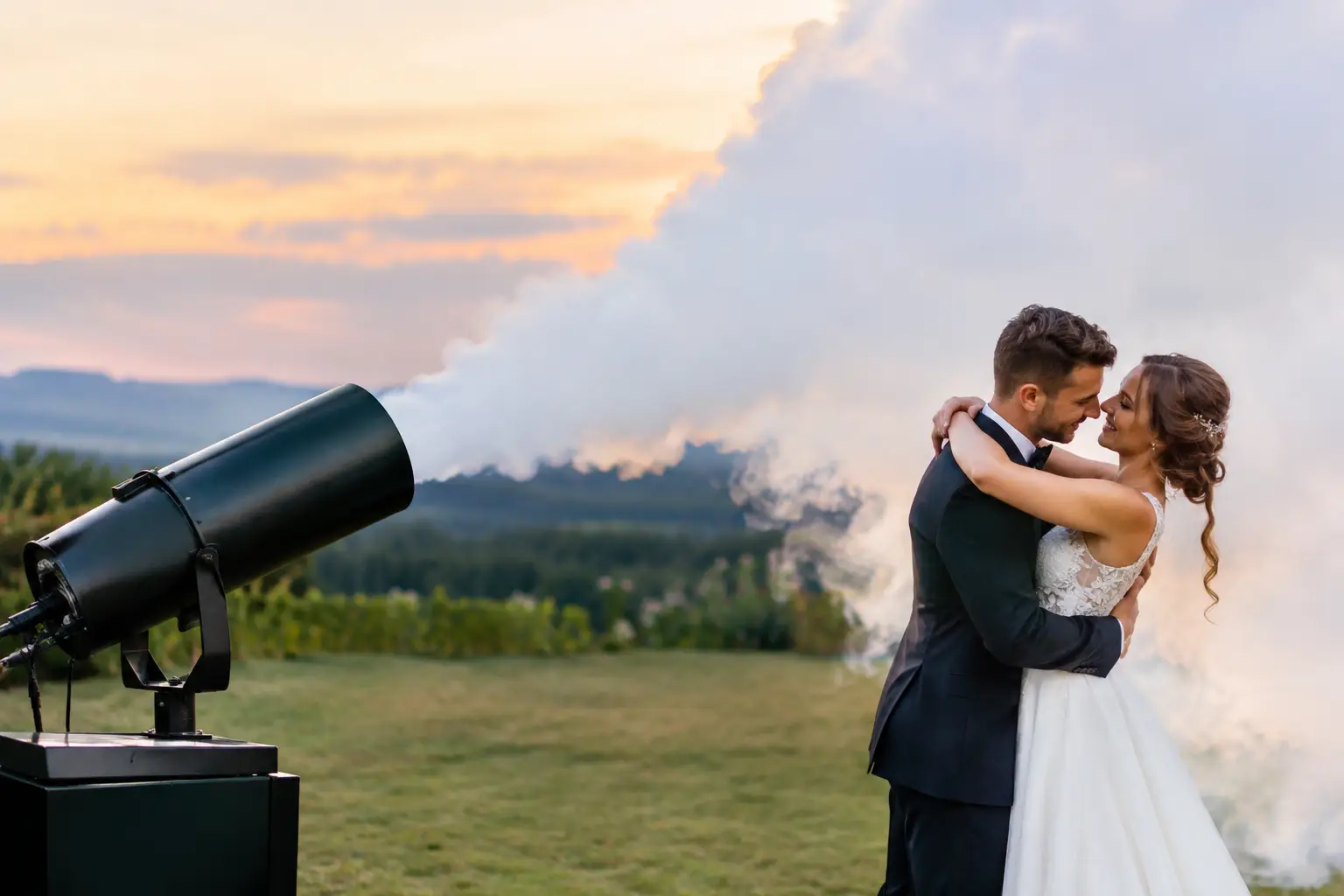 Are CO2 Cannons Outdoor Safe for Weddings?