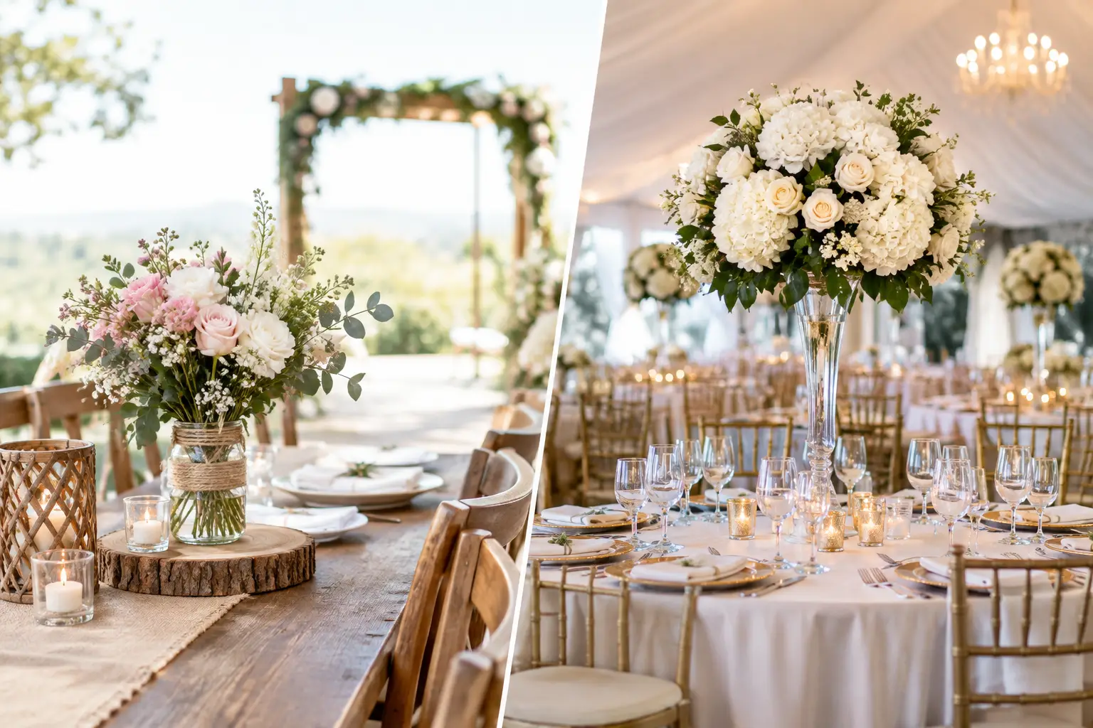 Custom Decor vs Rental Decor for Your Wedding