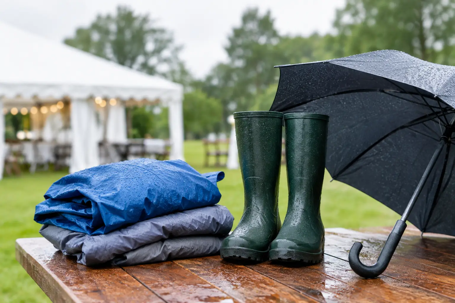 Essential Items for Rain Plans at Your Event